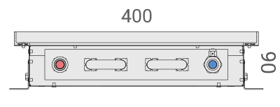 Convector without fan VC.090.400.6PH