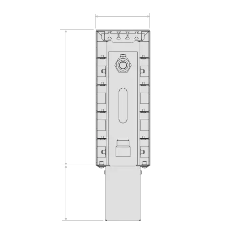 Floor mounted convector VKF 250 100 4PV