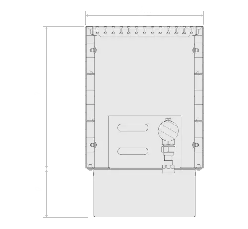 Floor mounted convector VKF 300 250 6PR