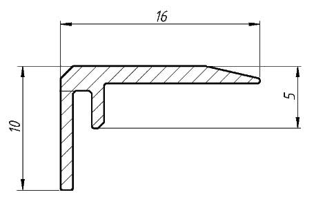 Решетка конвектора с F-образной рамкой